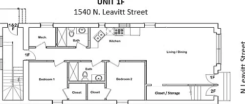 1540 N Leavitt St #1F — Photo 12