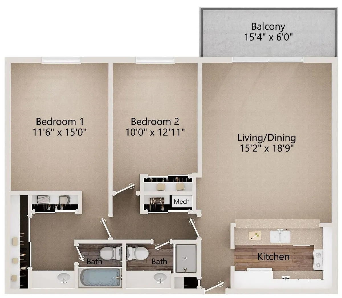 Floor plan Catalina 1