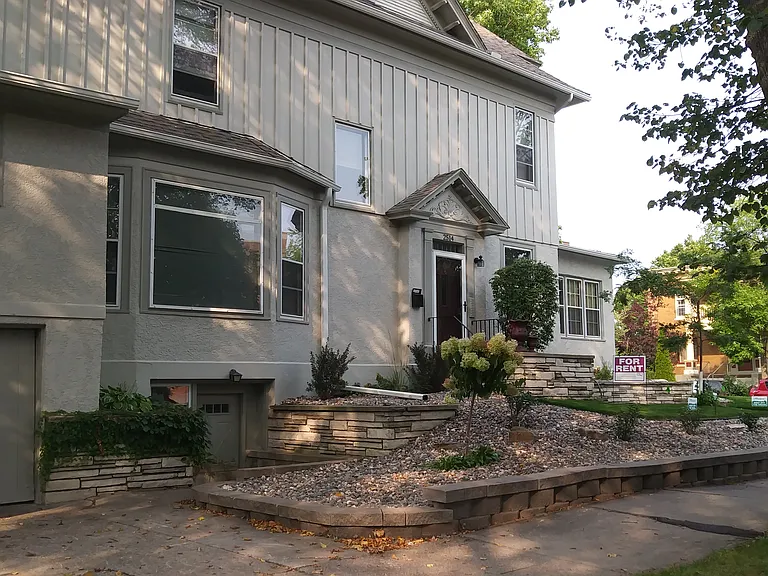 Front of the building