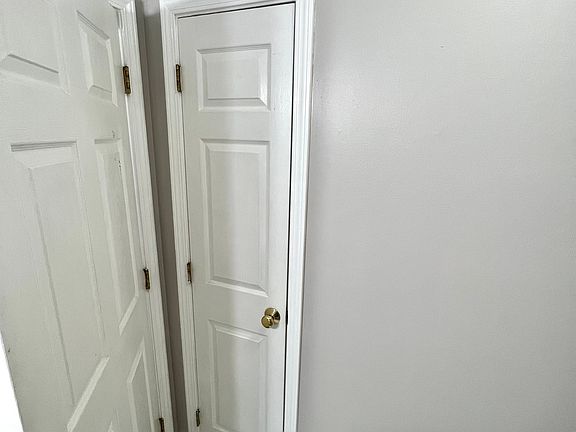 Linen closet in hall bathroom