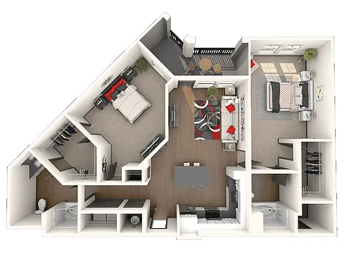 Floor plan B3