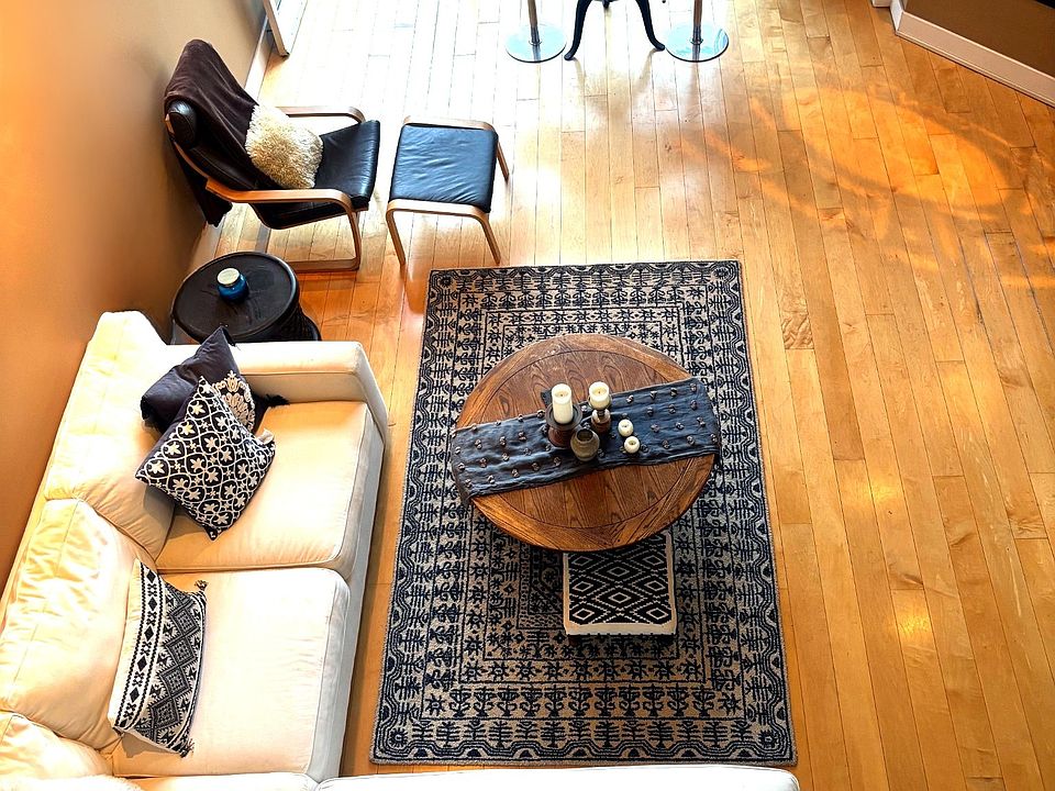 View of living area from the quiet loft