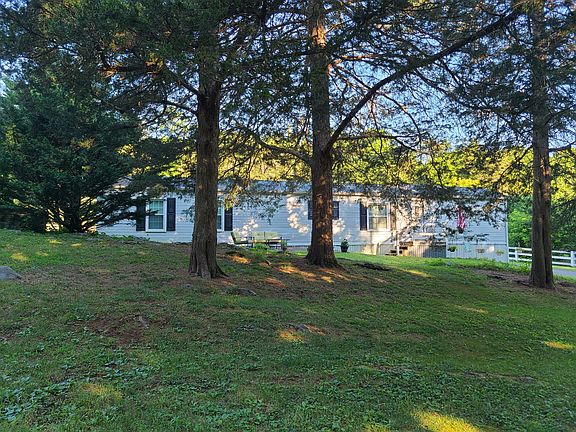 The cedars provide lovely shade and privacy.