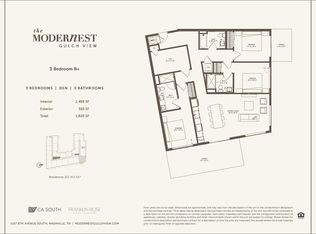 3 Bedroom Den Plan, Modernist Gulch View, Nashville, TN 37203