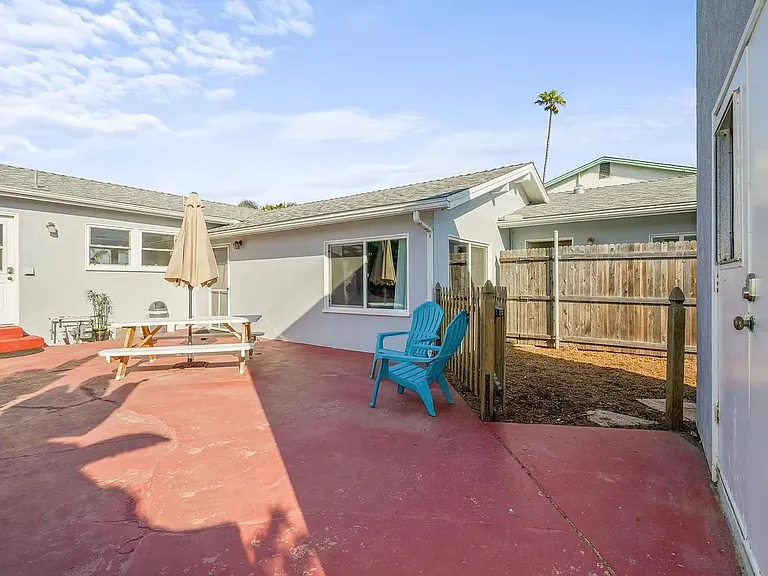 Open Sunny Patio with Extra Out-Building for Storage