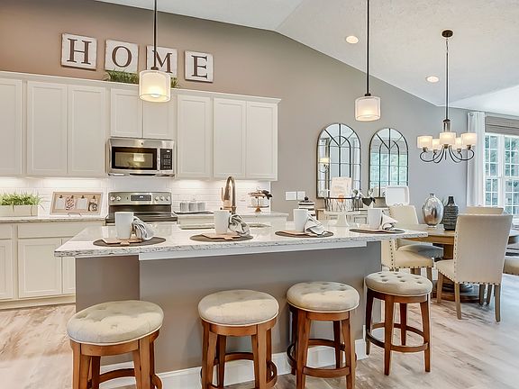 Striking kitchen with island