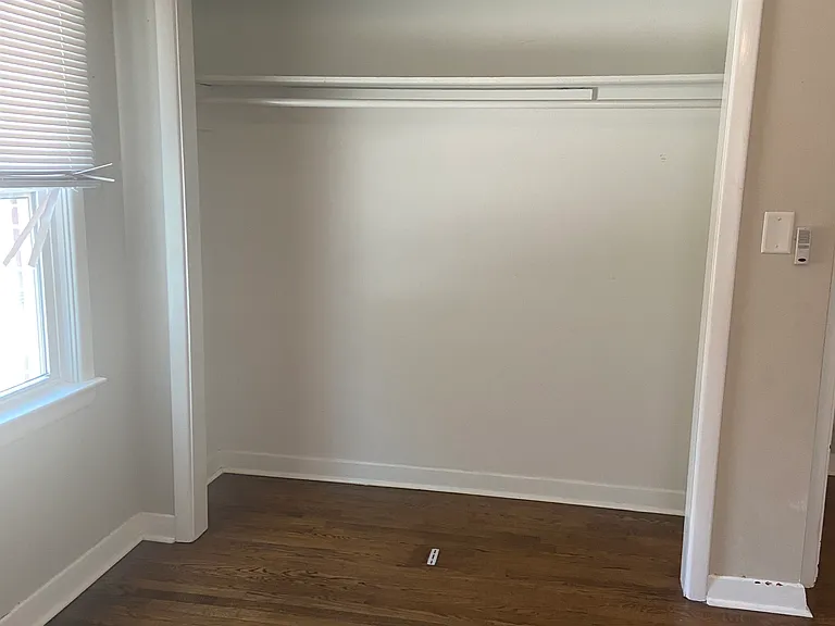Bedroom 2 Closets with sliding doors removed. Available for reinstalling if desired.