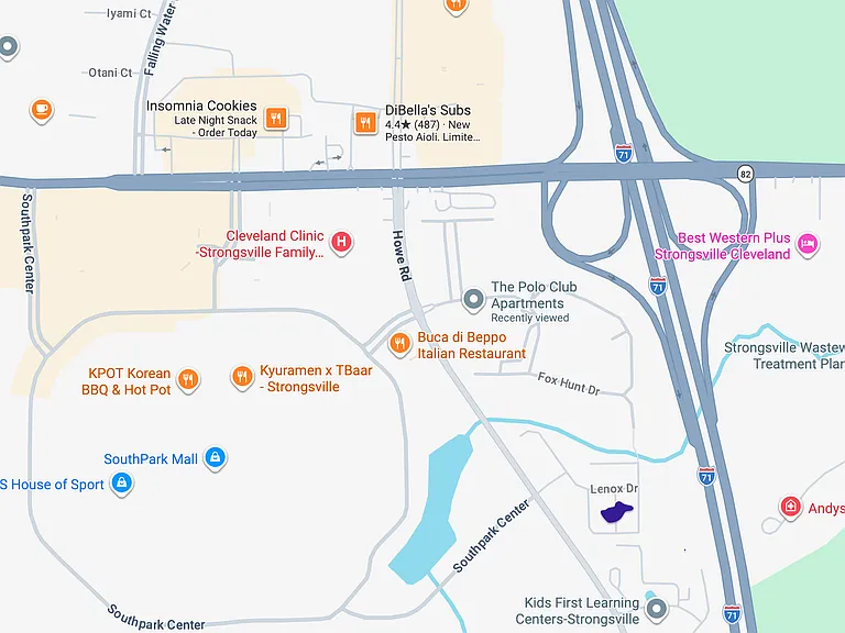 Located within a mile of major retailers, a shopping mall, Cleveland Clinic, Metroparks, and convenient highway access.