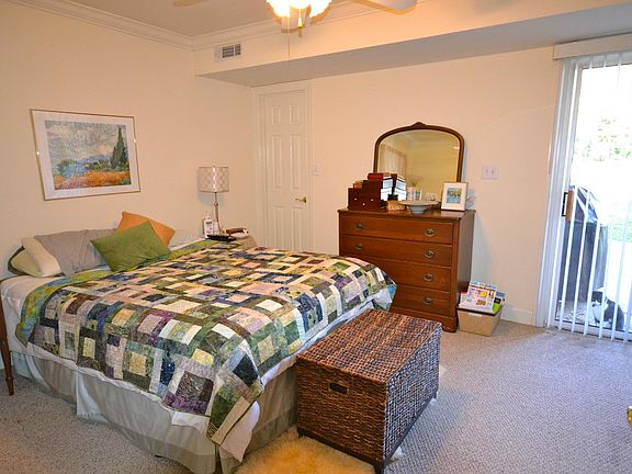 Bedroom 1 with patio access