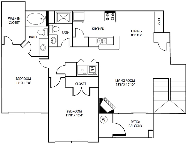 Floor plan 2E