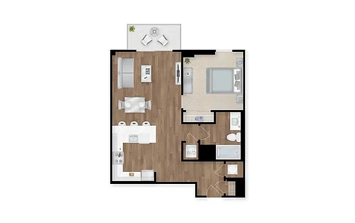 Floor plan A1B