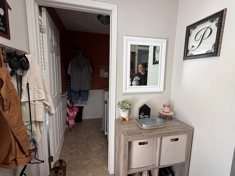 Entry way and Laundry room