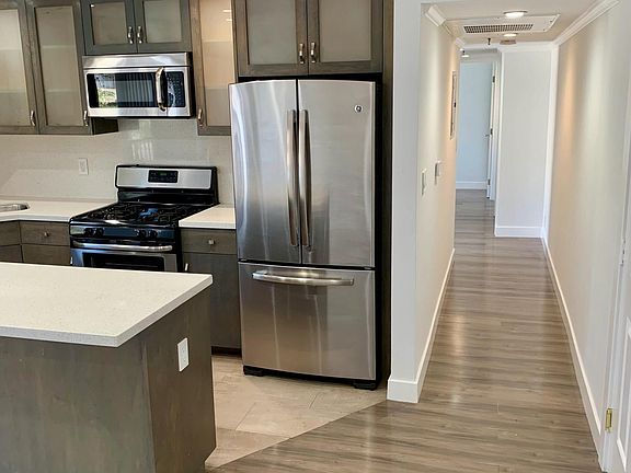 Custom kitchen cabinets and stainless steel appliances