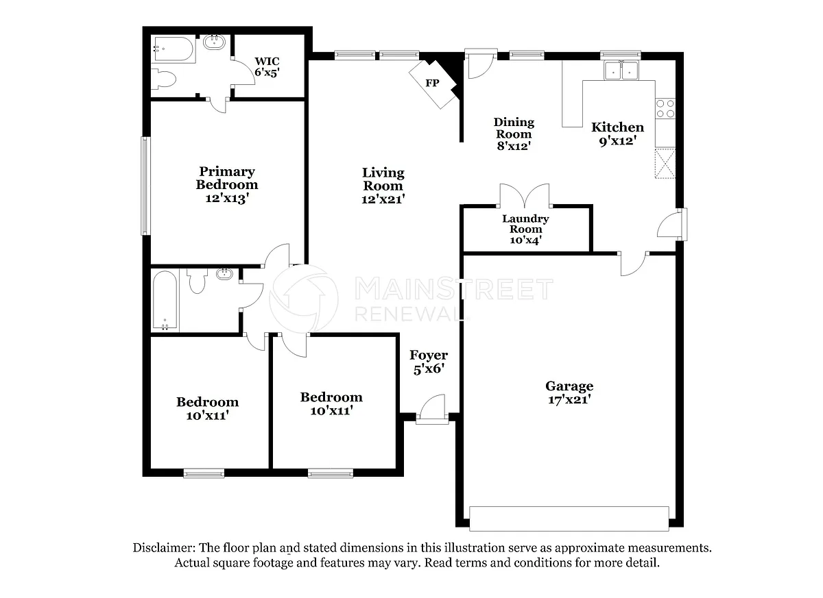 Floor Plan - 3702 SE Adams Dr
