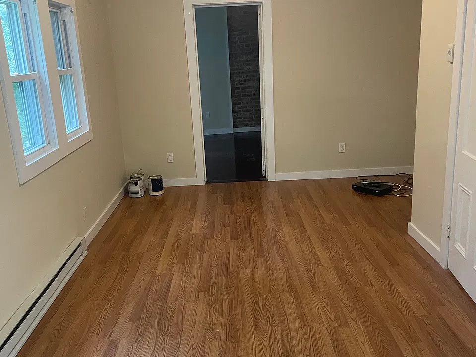Back view of living room
