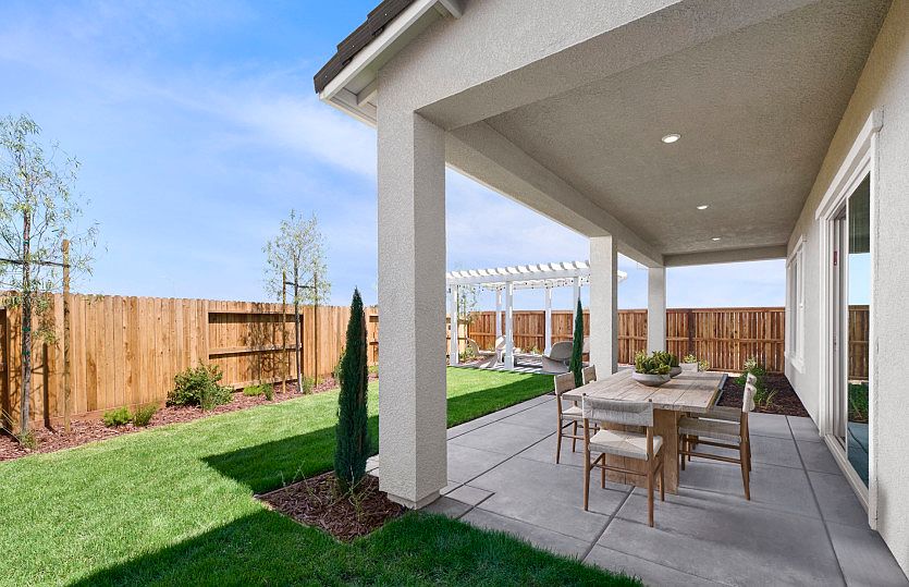 Covered patio for indoor outdoor living