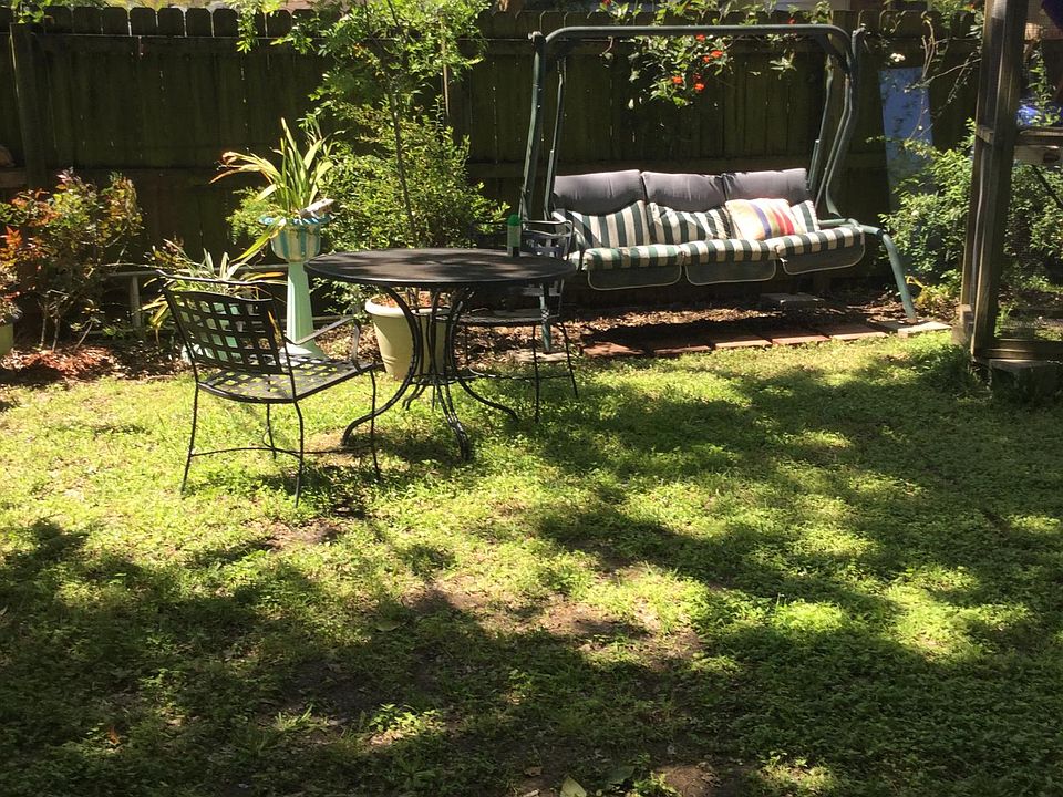 Private backyard