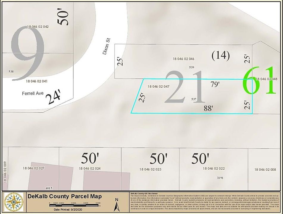 1st image of 537 Dixon St Lot 0