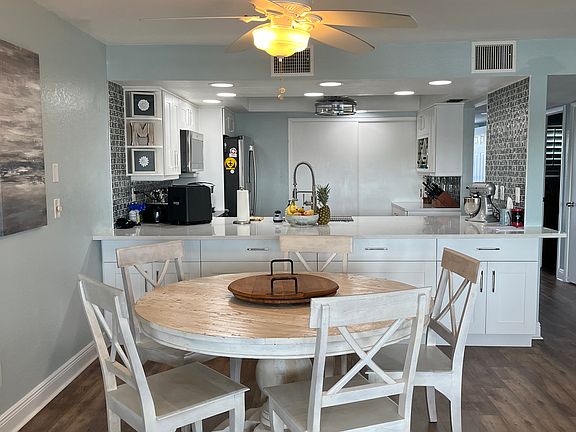 Kitchen view from living area