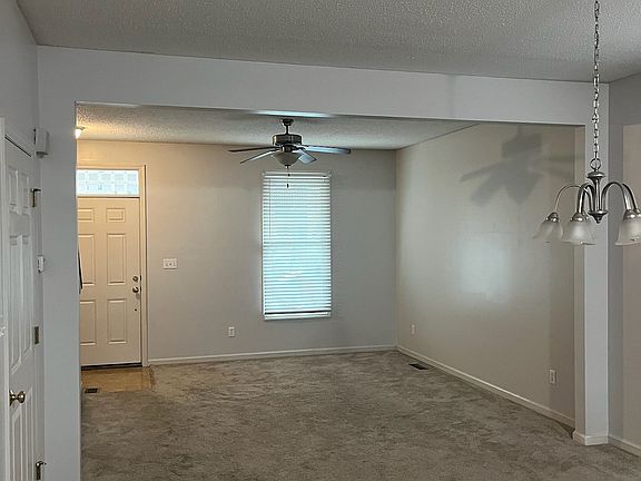 dining room and living room view