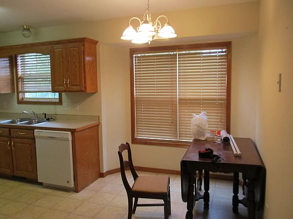 Dining area and partial kitchen