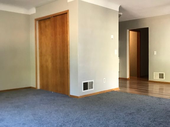 Living room with closet