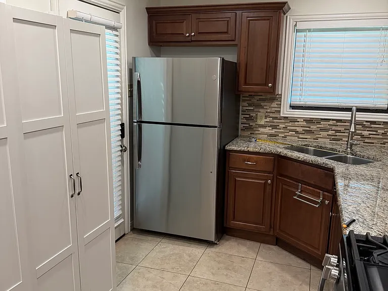 Fridge and freezer doors were changed and now opens from the right hand side.