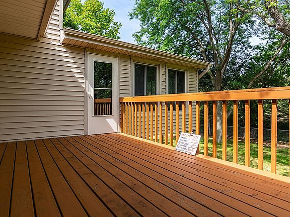 Deck off 3 season porch