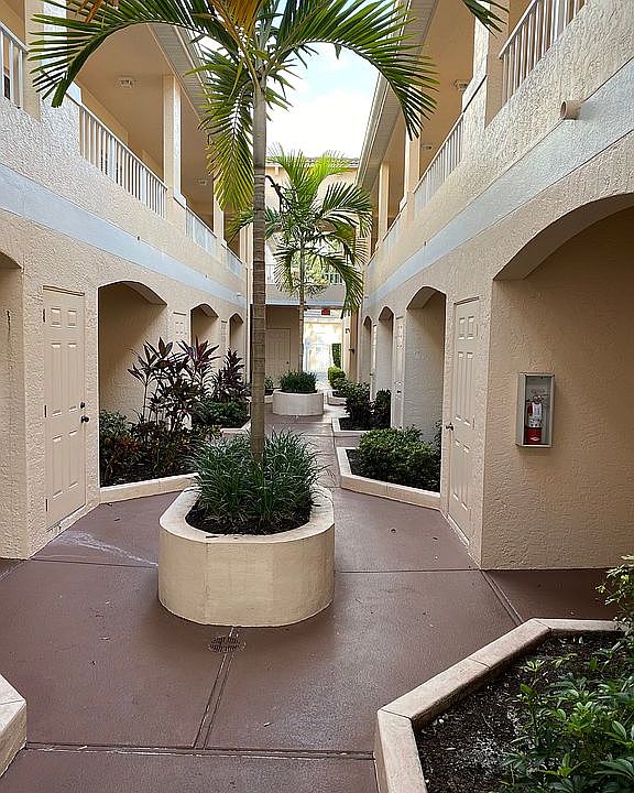 Breeze way at front door.