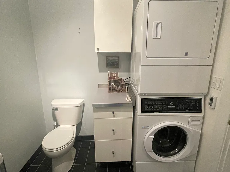 In unit washer and dryer