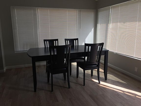 Dining Room. When the blinds are open, there is a lot of light
