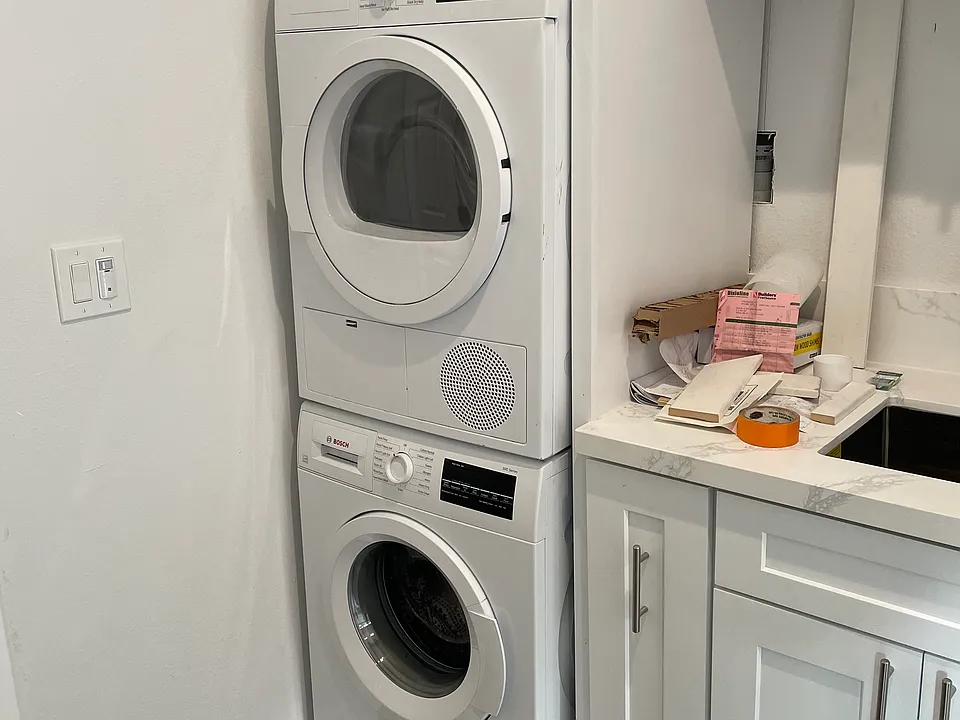 Washer and dryer -all utilities are included except wifi