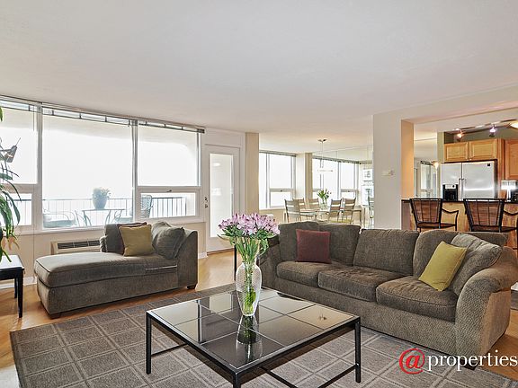 Living Room, Dining Room & Kitchen