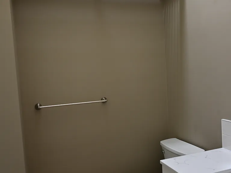 Hallway bathroom.