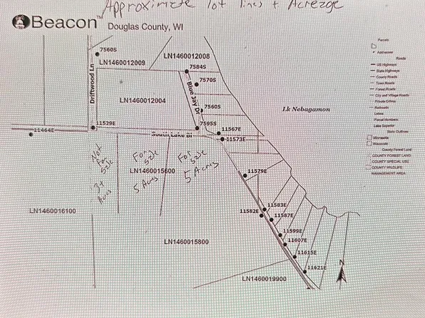11580 East South Lake Blvd, Lake Nebagamon, WI 54849