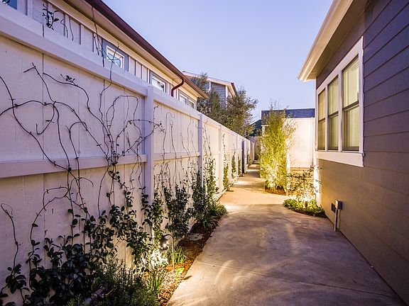 Pathway inside property leading to unit 3