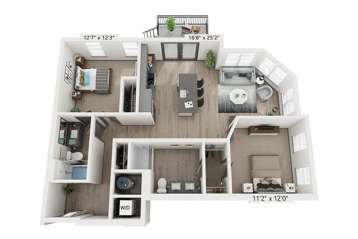 Floor plan Templeton (2.2H)