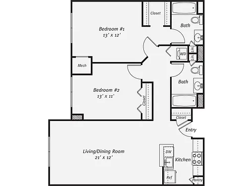 Floor plan B1