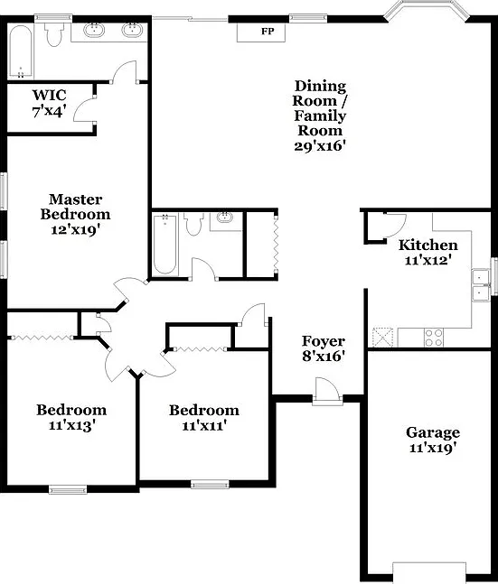 3 bed, 2.0 bath, 1390 sqft, $1,930 — Photo 2