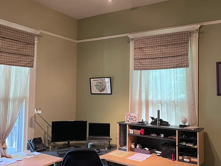 Front room is used as an office