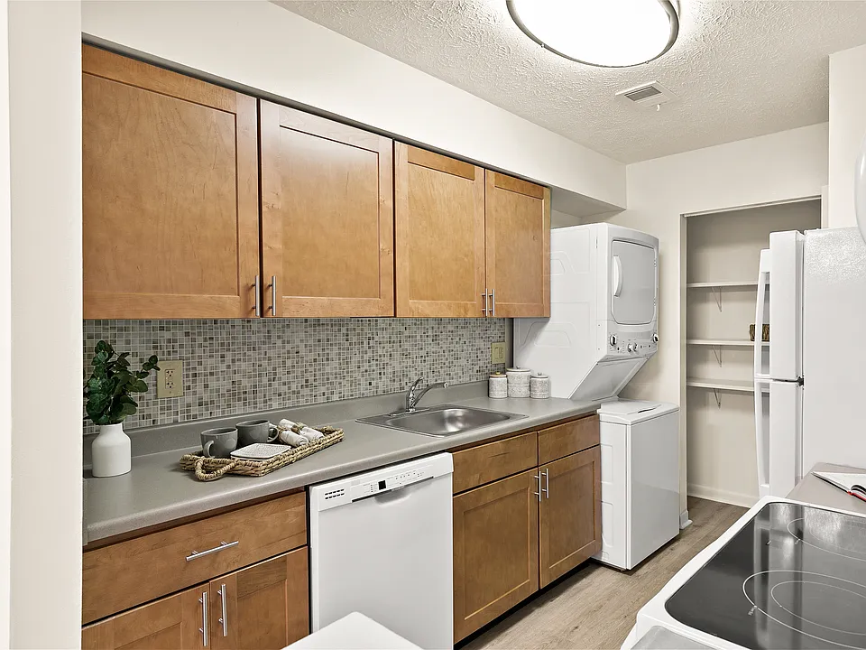 Contemporary Kitchen Style (shown here in a 2-bedroom floor plan)