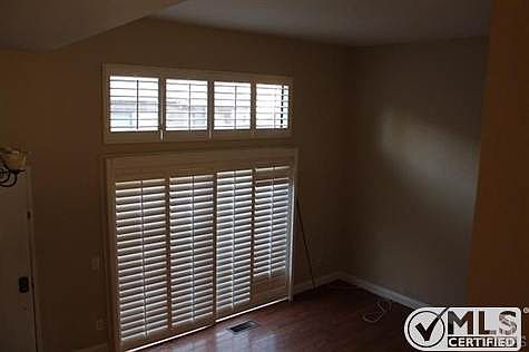 Living room with big slider