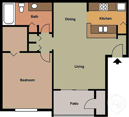 Floor plan A1