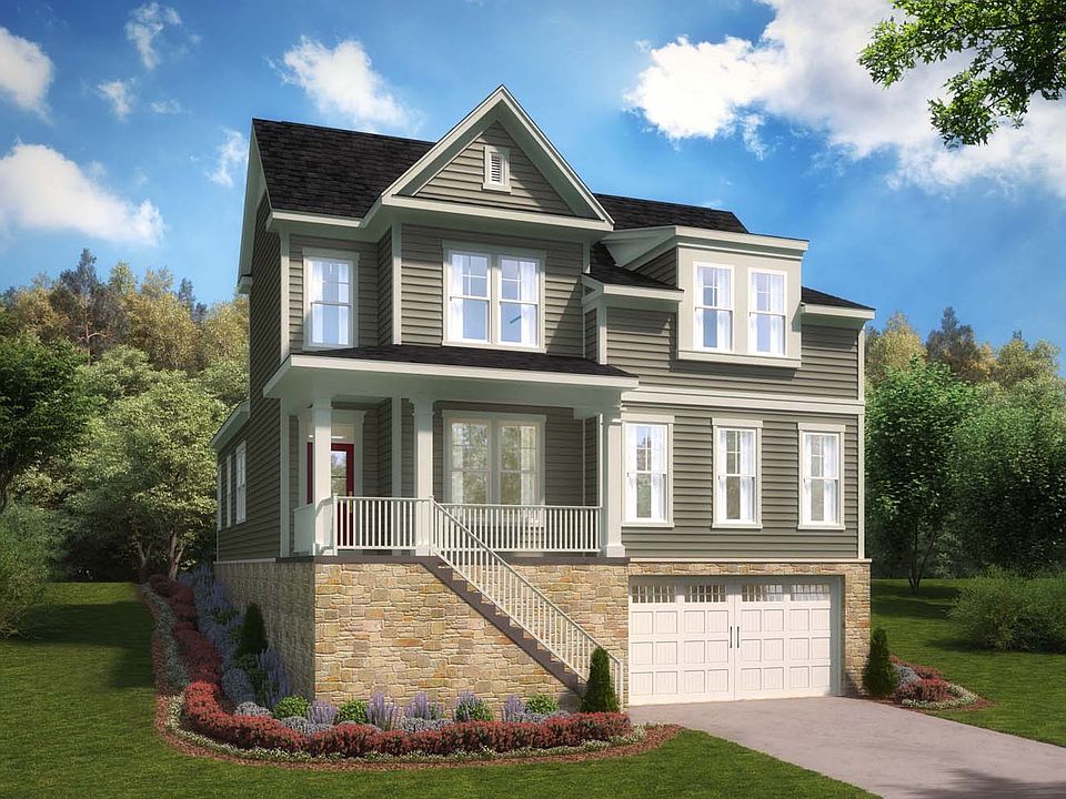 Elevation 1 of the Townsend a home design by Brookfield Residential at Ridgeview