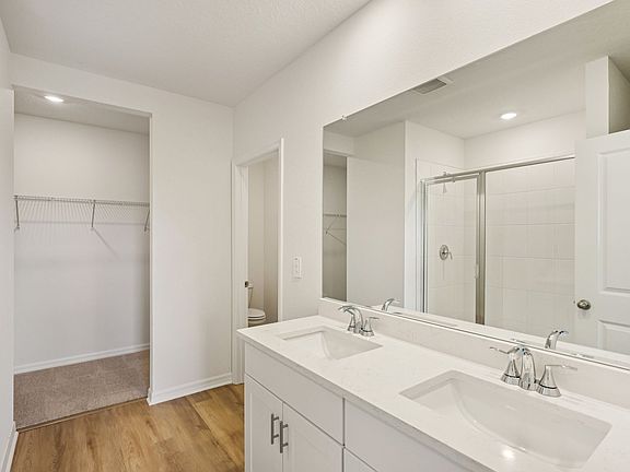 The Primary Bathroom of the Bluebell Floorplan.