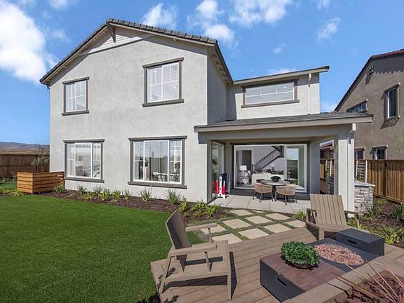 Rear exterior with plenty of seating