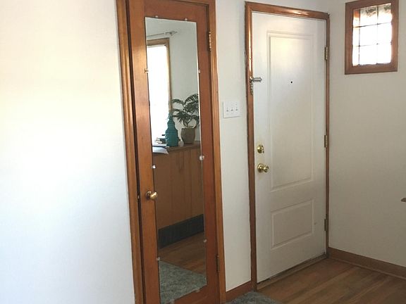Front entry has coat closet