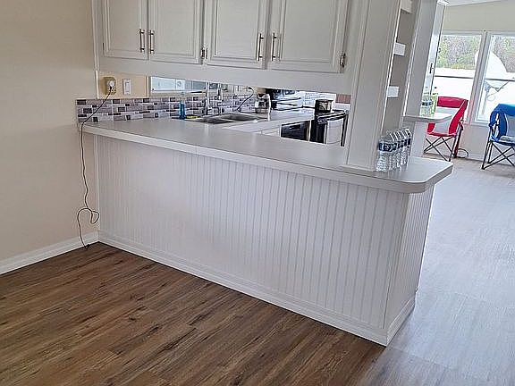 Dining room and kitchen