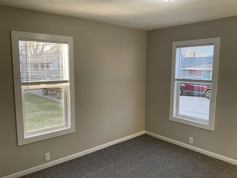 Bedroom 2 has 2 NEW windows, all new paint and flooring