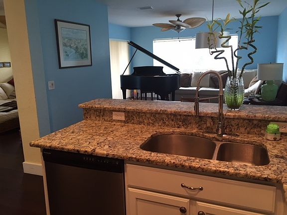kitchen to piano room sliders to screen porch